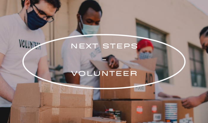 Next Steps - Volunteer with us